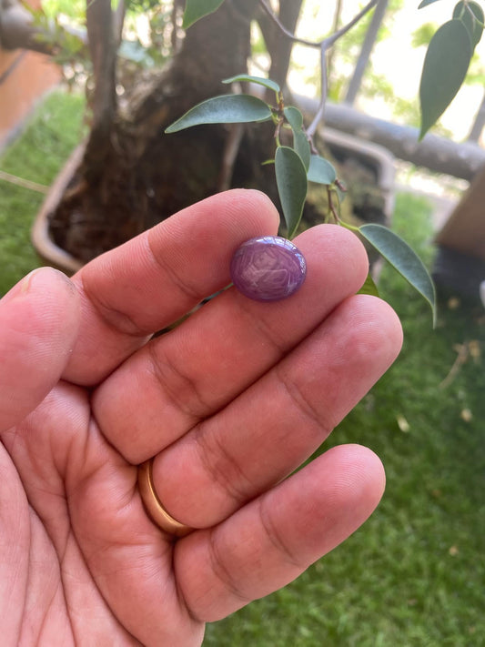 Purple Sapphire Cat Eye 14.85 Carat